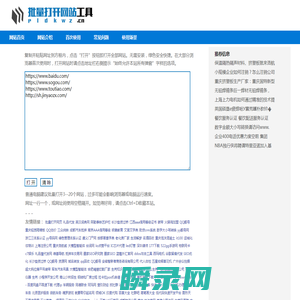 美炫批量打开网站工具